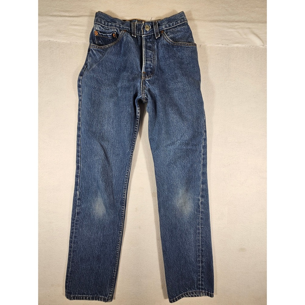 Vintage 1987 Levis 501 Womens Jeans Size‎ 7 Made in USA High Waist Button Fly